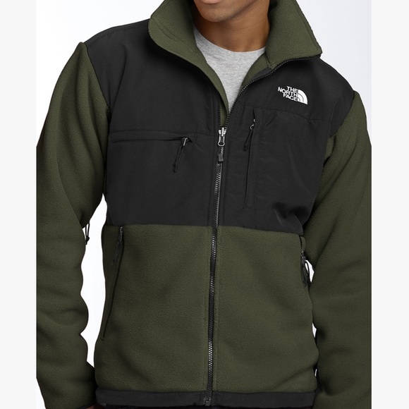 the north face denali fleece green